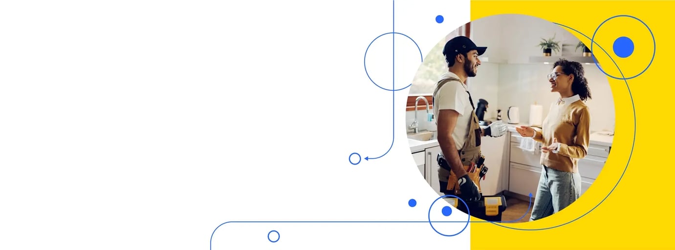 Kontaktlose Zahlung vor Ort Handwerker Hero